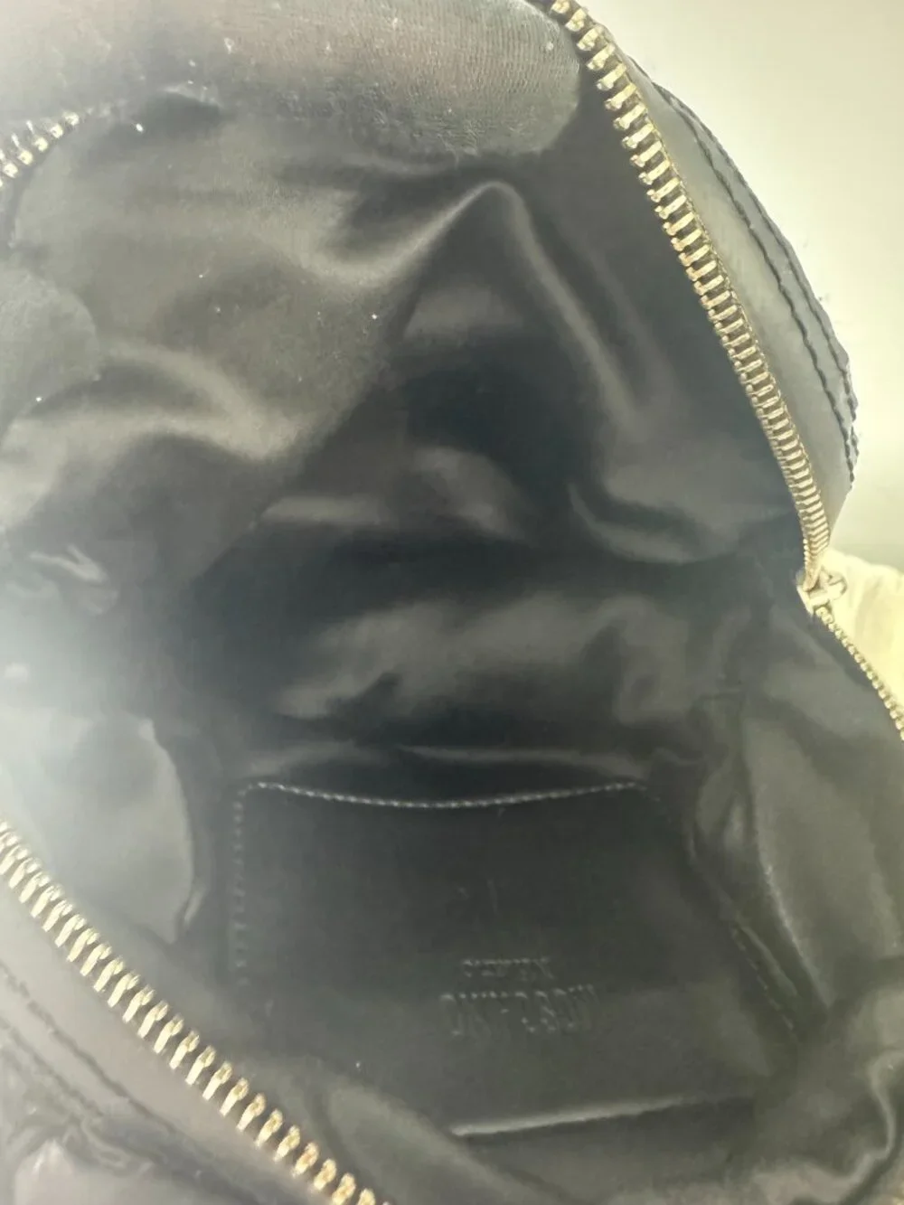 Authentic MOSCHINO QUILTED NYLON SMALL BACKPACK/SHOULDER BAG
